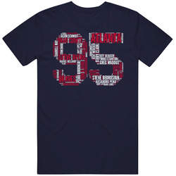 Atlanta Baseball 1995 World Series Champions Retro Roster Sports Fan T Shirt