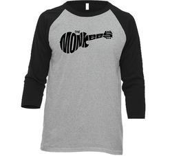 The Monkees Fictional Band Monkees Tv Show Fan Raglan Raglan 3/4 Sleeve Shirt The Monkees Fictional Band Monkees Tv Show Fan Raglan Raglan 3/4 Sleeve Shirt