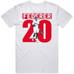 Roger Federer 20 Wins Australian Open Grand Slam Tennis Fan T Shirt