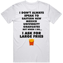 Eastern New Mexico University Portales Graduates Fast Food Worker Graduation Gift Cool T Shirt