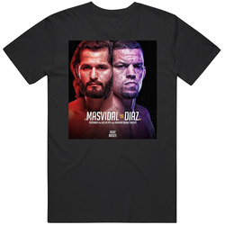 Jorge Masvidal Vs Nate Diaz Ufc 244 Fight Basics Fan Distressed Look T Shirt