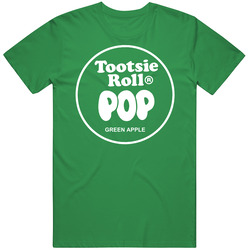Tootsie Roll Pop Green Apple T Shirt