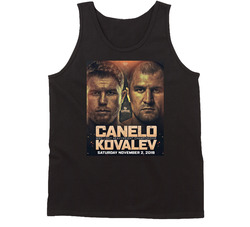 Canelo Vs Kovalev Light Heavyweight Fight Poster Distressed Look Fan Tanktop