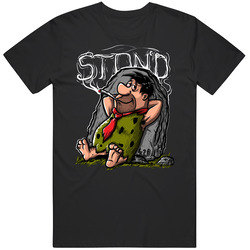 Fred Flintstone Stoned Stoner Weed T Shirt