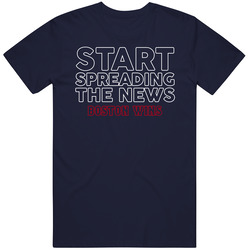Start Spreading The News Boston Wins David Ortiz Fan T Shirt