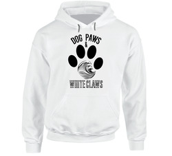 Dog Paws And White Claws Hard Seltzer Dog Lovers Hoodie