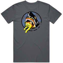 Shark Eating Cat Kitten As Seen On Pineapple Express Worn Look T Shirt