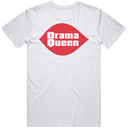 Drama Queen Dairy Ice Cream Shop Logo Parody T Shirt