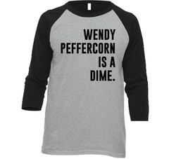 Wendy Peffercorn Is A Dime Mychal Kendricks Football Player Wore Raglan Raglan 3/4 Sleeve Shirt Wendy Peffercorn Is A Dime Mychal Kendricks Football Player Wore Raglan Raglan 3/4 Sleeve Shirt