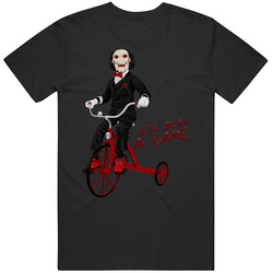Saw Jigsaw Let's Play A Game Horror Movie T Shirt Saw Jigsaw Let's Play A Game Horror Movie T Shirt