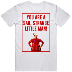 Strange Little Man The Santa Clause Retro Christmas Movie Quote T Shirt