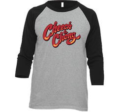 Cheech And Chong Favorite Retro Stoner Duo Fan Raglan Raglan 3/4 Sleeve Shirt