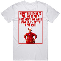 Merry Christmas To All The Santa Clause Retro Christmas Movie Quote T Shirt