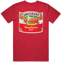 Smuckers Seedless Strawberry Jam Cool Halloween Costume T Shirt