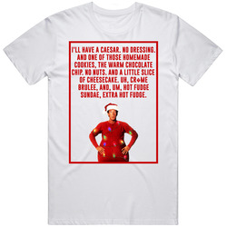 Caesar No Dressing The Santa Clause Retro Christmas Movie Quote T Shirt