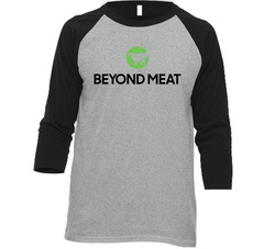 Beyond Meat Nasdaq Company Logo Employee Fan Raglan Raglan 3/4 Sleeve Shirt