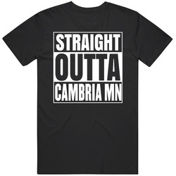 Straight Outta City Original Customizable T Shirt