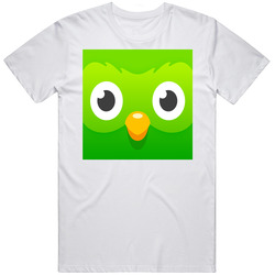 Duolingo Language Translator Study Learning App Icon Logo T Shirt