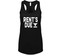 Rent's Due Training Workout Gym The Rock Fan Tanktop