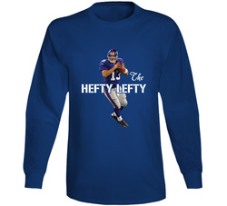 The Hefty Lefty Jaren Lorensen New York G Football Fan Long Sleeve T Shirt
