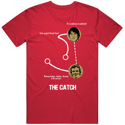 The Catch Joe Montana Dwight Clark San Francisco Greatest Football Play T Shirt