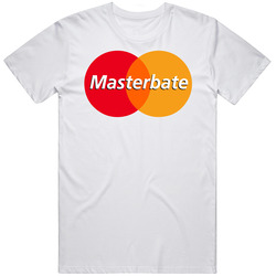 Masterbate Mastercard Logo Parody T Shirt
