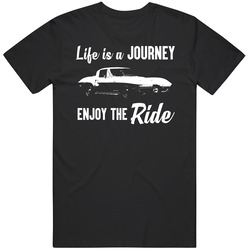 1966 Chevrolet Corvette C2 Stingray 427 Journey Enjoy The Ride Vintage Car Fan T Shirt