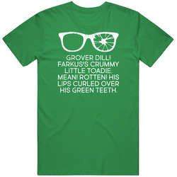 Grover Dill Farkus Toadie Christmas Story Retro Movie Quote Broken Glasses T Shirt