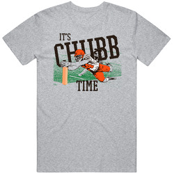 It's Chubb Time Nick Chubb Cleveland Football Fan T Shirt