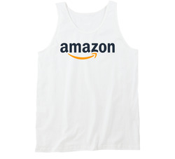 Amazon Online Marketplace Nasdaq Company Logo Employee Fan Tanktop