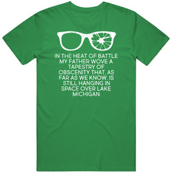 Tapestry Of Obscenity Christmas Story Retro Movie Quote Broken Glasses T Shirt