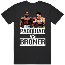 Pacquiao Vs Broner Fight Card  Fan T Shirt