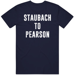 Roger Staubach To Drew Pearson Dallas Qb Wr Football Duo Fan T Shirt