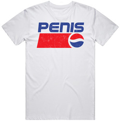 Penis Pepsi Logo Parody Funny Soda T Shirt
