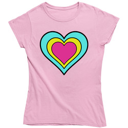Rebecca Ramolo Pink Heart Trending Popular Youtube Personality Ladies T Shirt