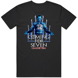 Tom Brady Whitewalker Coming For Seven Game Of Thrones Parody Fan T T Shirt