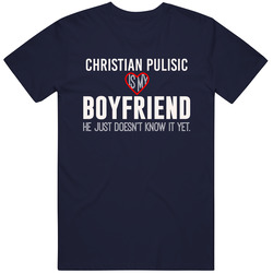 Christian Pulisic Is My Boyfriend Usa Football Player Fan T Shirt
