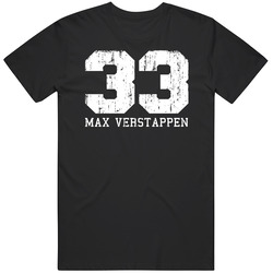 Max Verstappen #33 Formula 1 Driver Fan Worn Look Cool Sports T Shirt