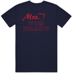 Mrs Tom Brady New England Football Player Married Wife T Shirt