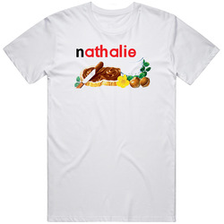 Nathalie Nutella Personalized First Name Gift T Shirt