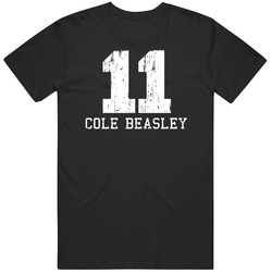 Cole Beasley No.11 Dallas Football Fan Worn Look Sports T Shirt