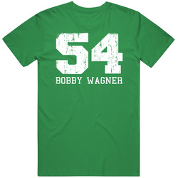 Bobby Wagner #54 Seattle Football Fan Worn Look Sports T Shirt