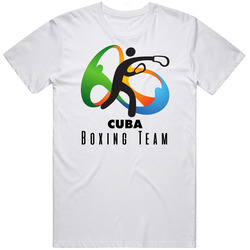 Cuba Boxing Team Rio 2016 Olympic Event Logo T Shirt