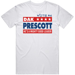 Vote Dak Prescott Dallas Quarterback For President Football Fan T Shirt