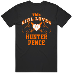 This Girl Loves Hunter Pence San Francisco Baseball Player Classic T Shirt