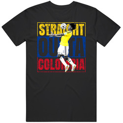 Juan Cuadrado Straight Outta Team Colombia Copa America Cup Soccer Futball T Shirt