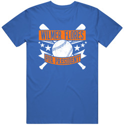 Wilmer Flores For President New York Baseball Player Funny T Shirt