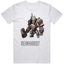 Reinhardt T Shirt Overwatch Video Game Tee Unisex Apparel T Shirt