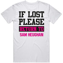 If Lost Please Return To Sam Heughan Hot Celebrity Fangirl Cool T Shirt