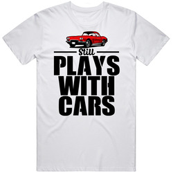 Red 1962 Chevrolet Corvette Still Plays With Cars Cool Car T Shirt